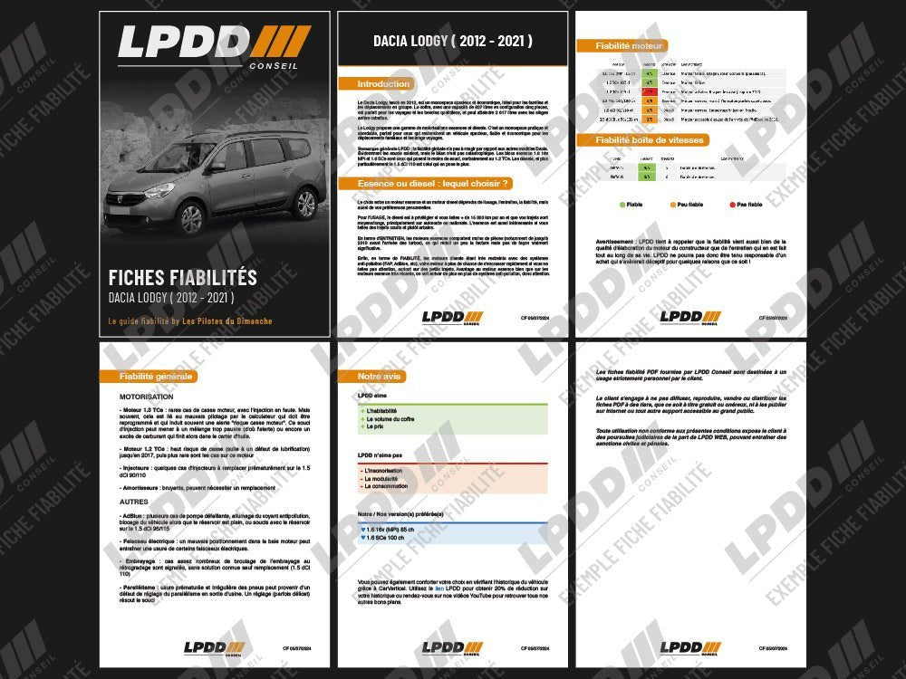 PT CRUISER FICHE EXEMPLE GRATUIT - LPDD Conseil | Fiche fiabilité - Fiche fiabilité | Voiture fiable