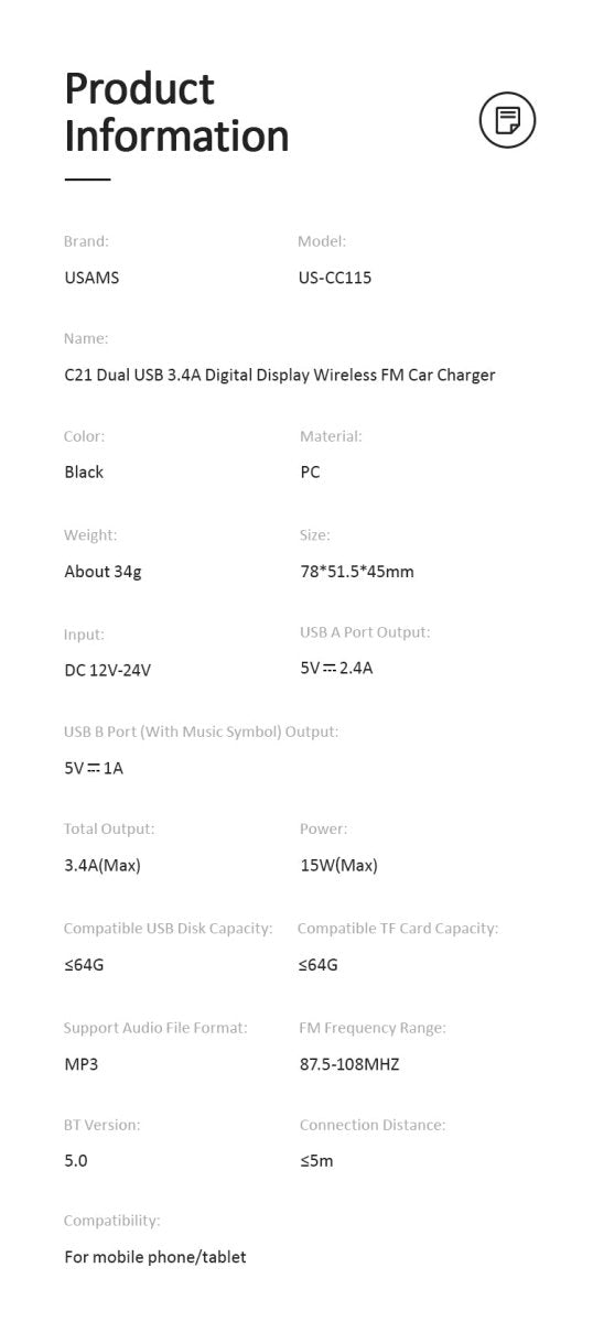 Transmetteur FM Bluetooth - LPDD Conseil | Fiche fiabilité - Fiche fiabilité | Voiture fiable